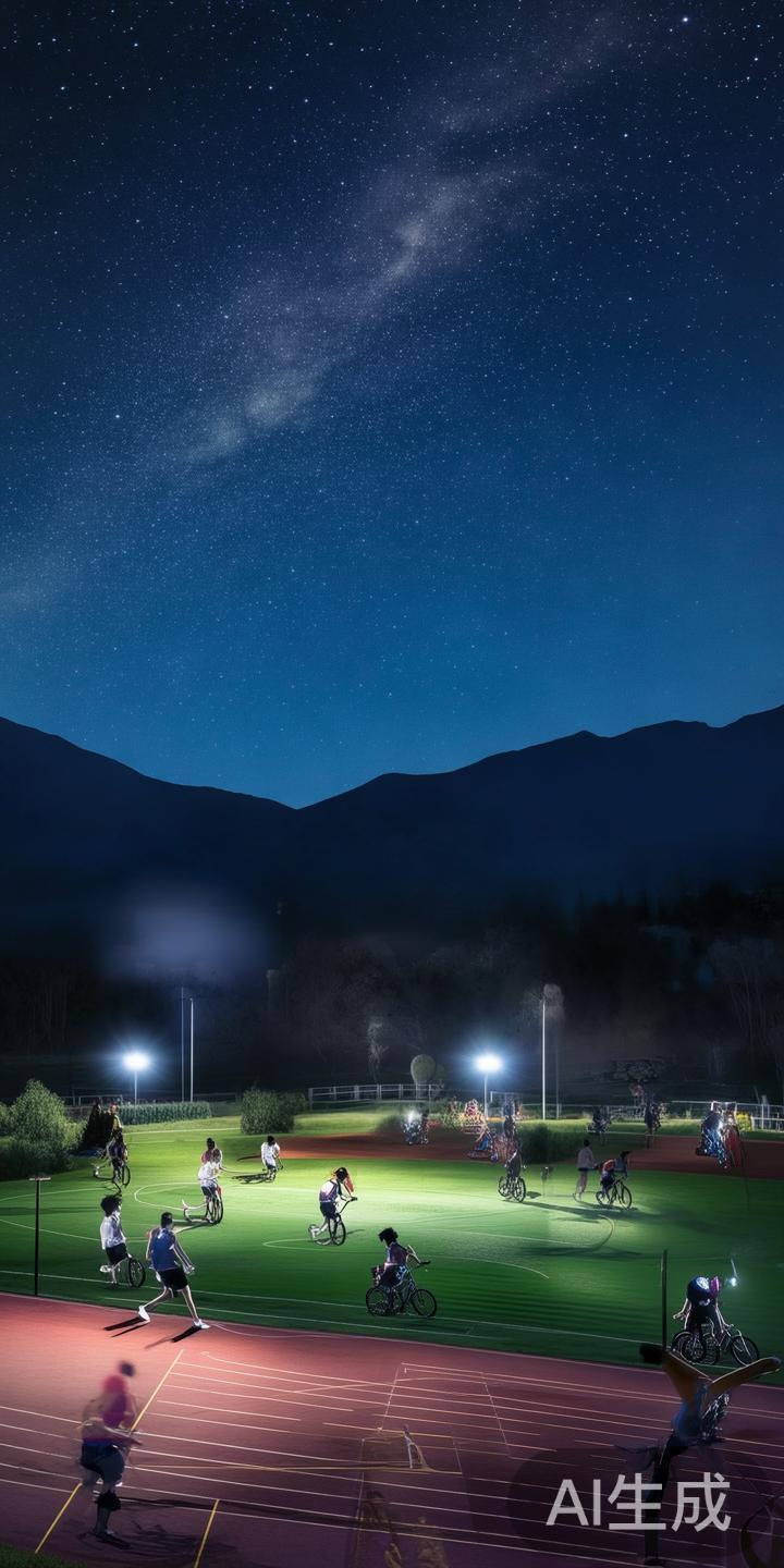 在星空体育中，典型的活动类别包括：夜间跑步比赛、露